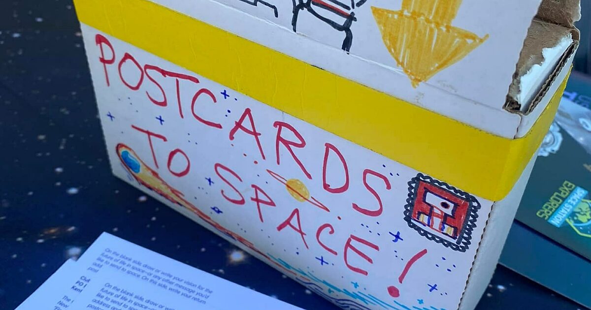 Postcards to space The Society