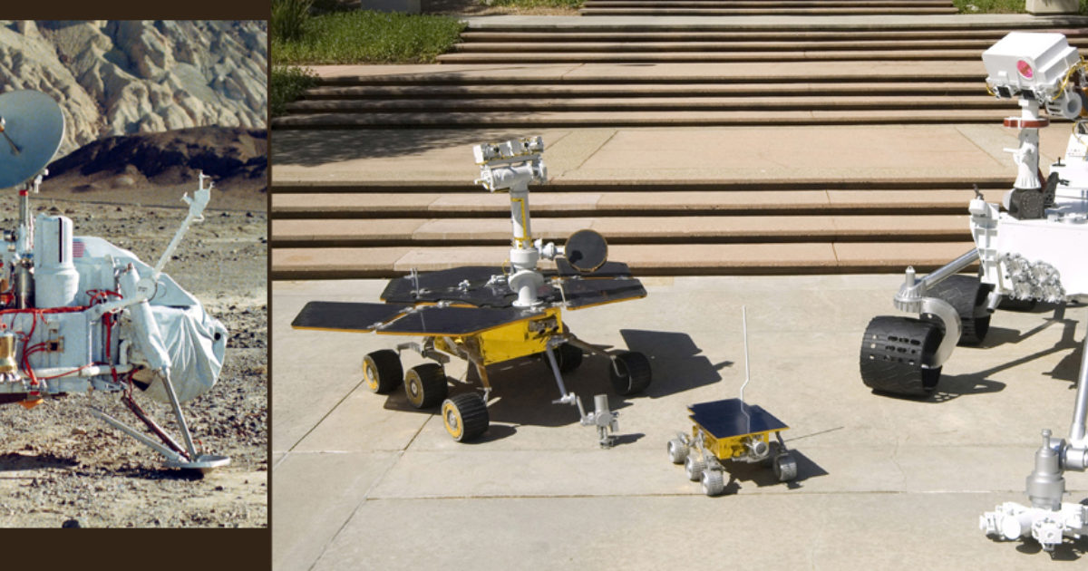 Three rovers and a lander, with Carl Sagan… | The Planetary Society