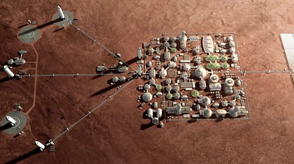 SpaceX Mars Settlement Concept The Planetary Society