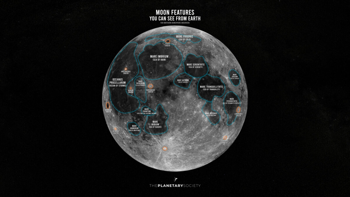 Moon features you can see from Earth  The Planetary Society