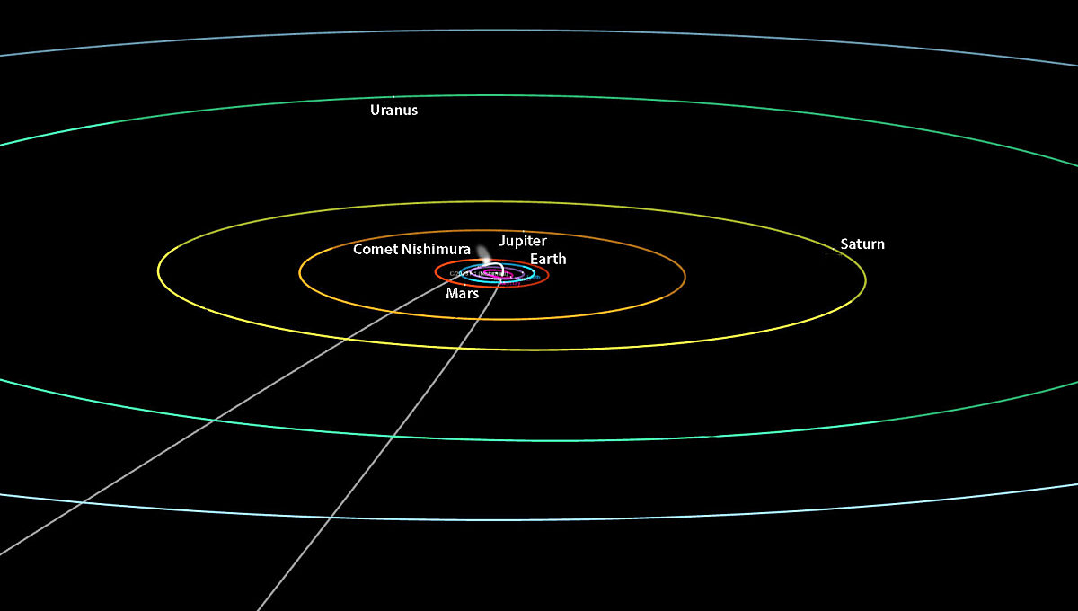 Comet Nishimura's orbit | The Planetary Society