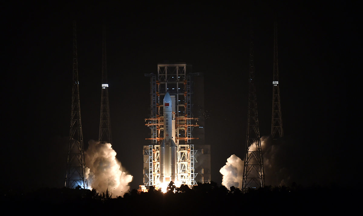 Long March 5's first launch The Society