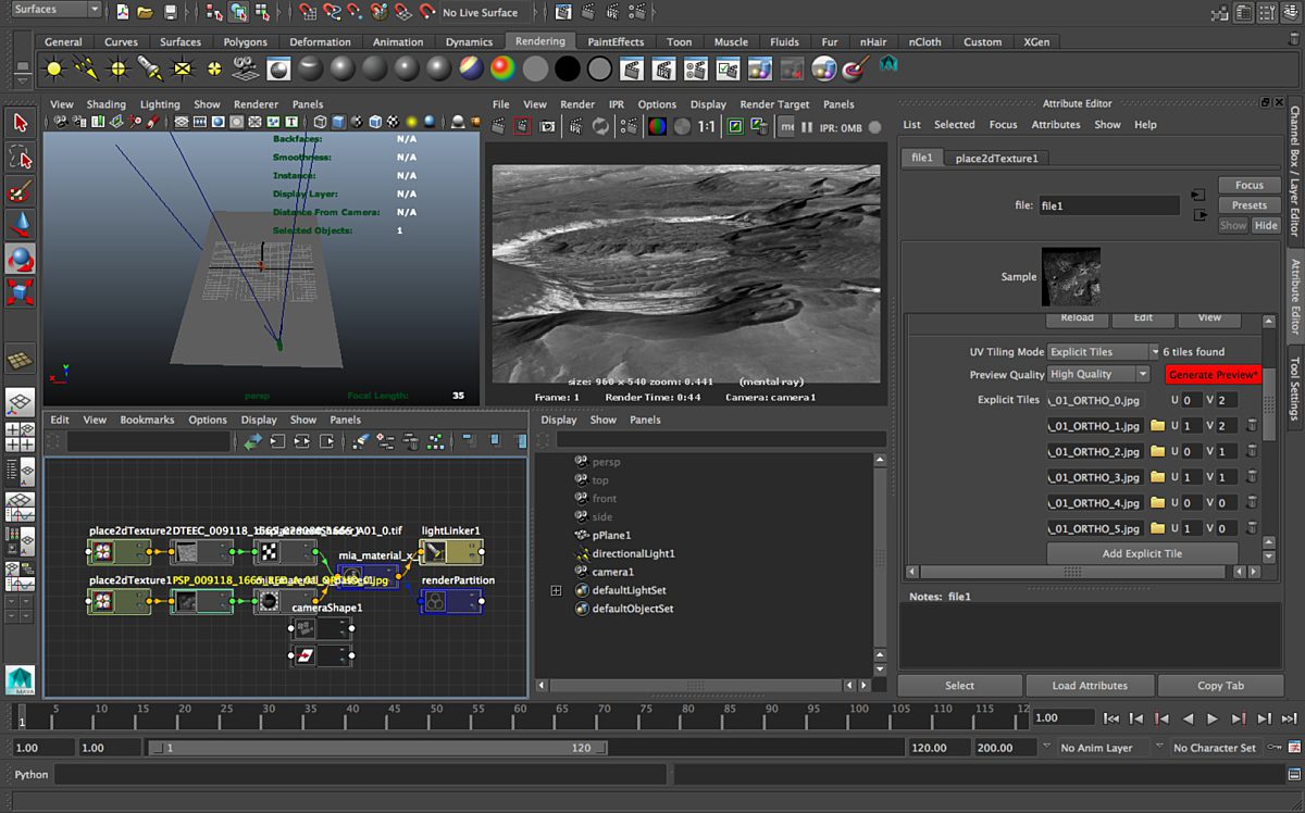 Setting up the model in Autodesk Maya, a… The Society