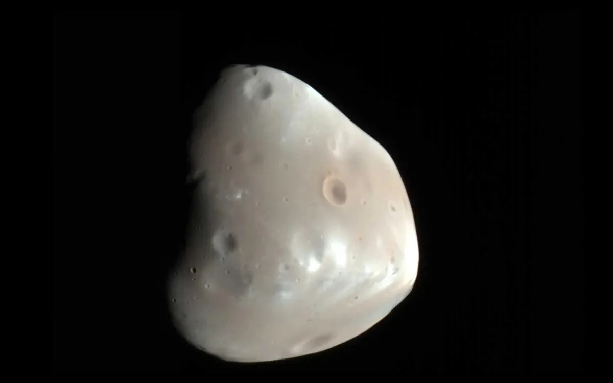 Phobos and Deimos, the moons of Mars