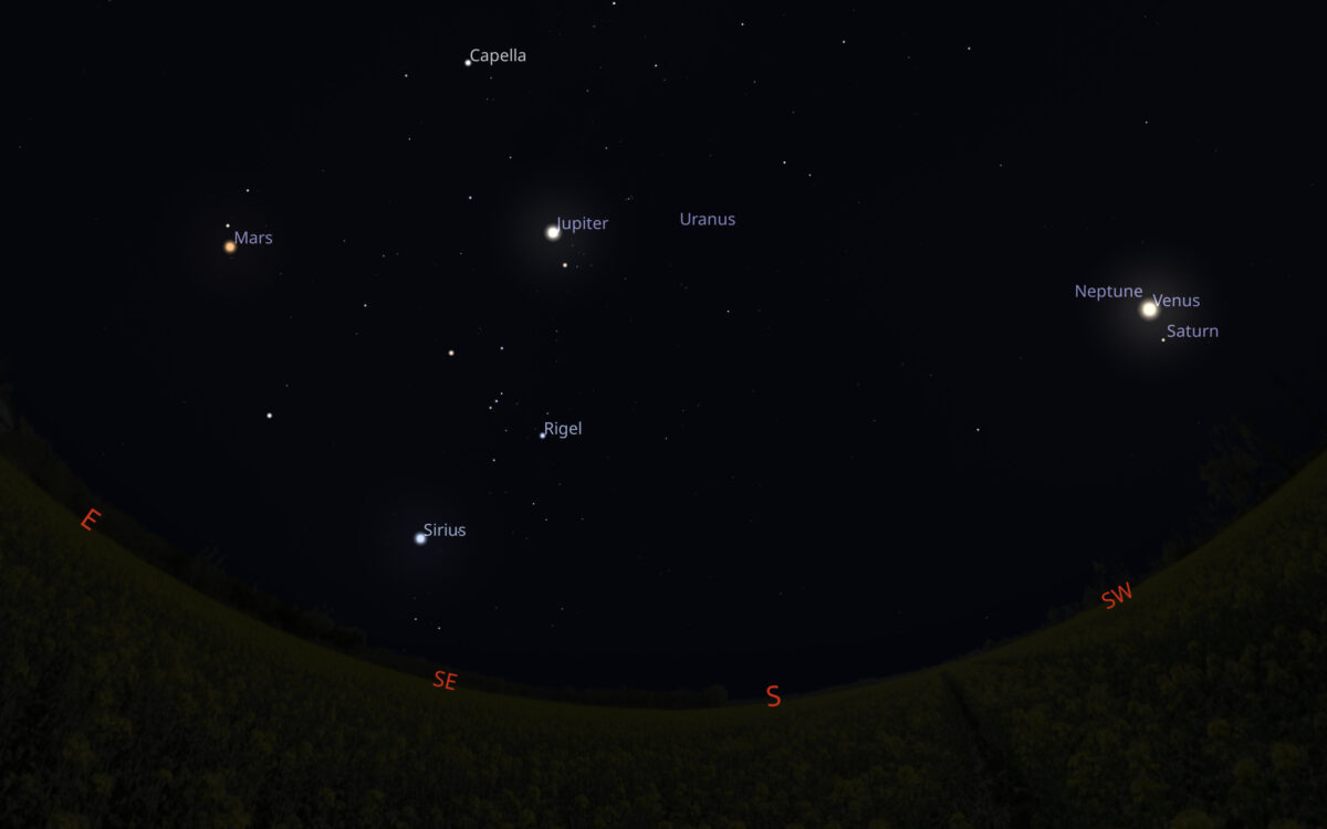 Jan. 21, 2025 night sky snapshot | The Planetary Society