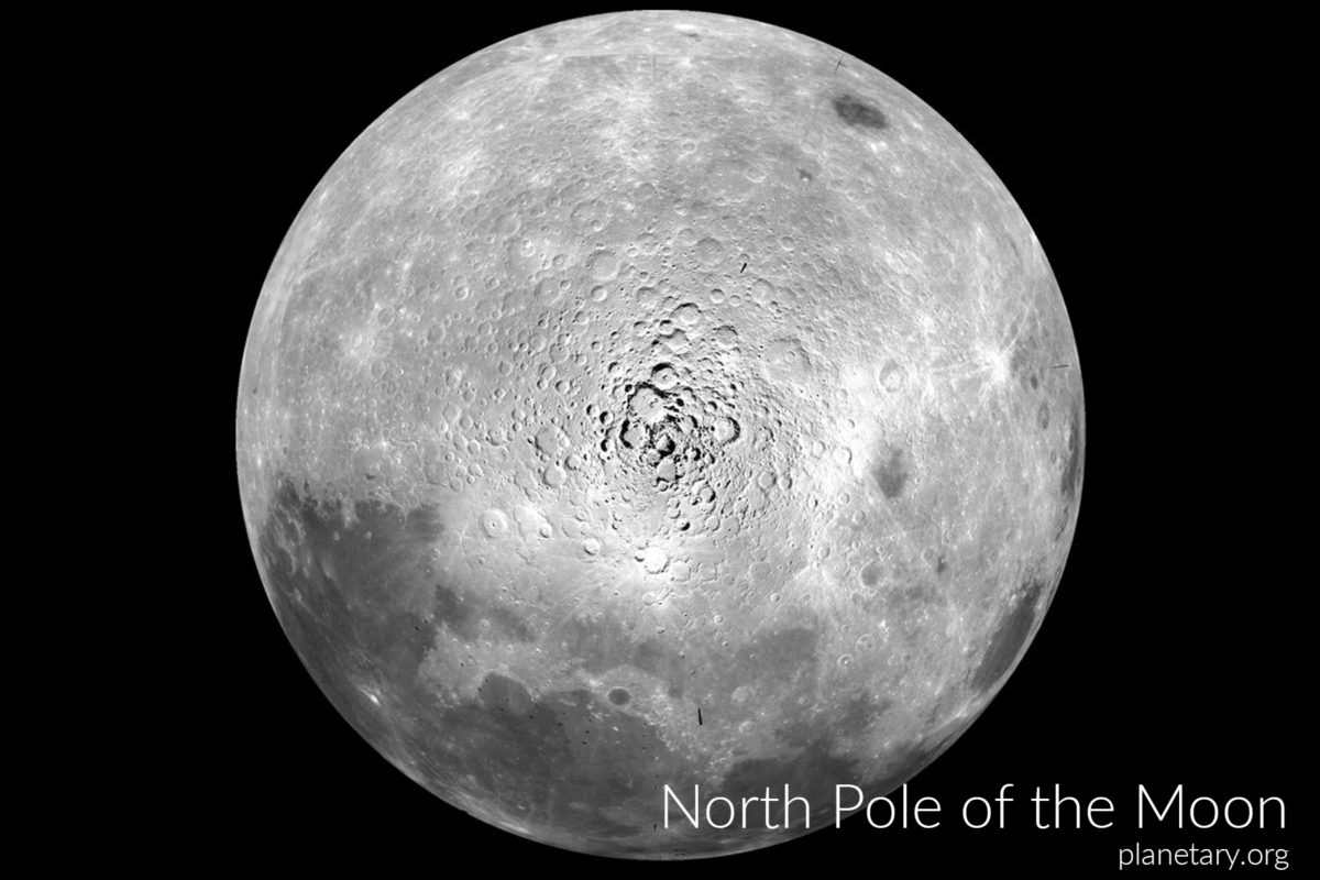 North pole postcard: Our Moon | The Planetary Society