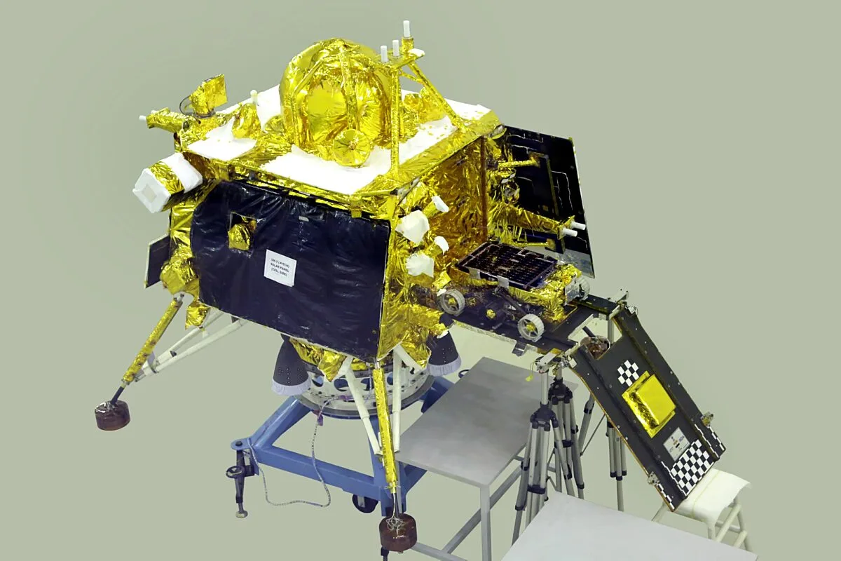 Chandrayaan-3 lander and rover
