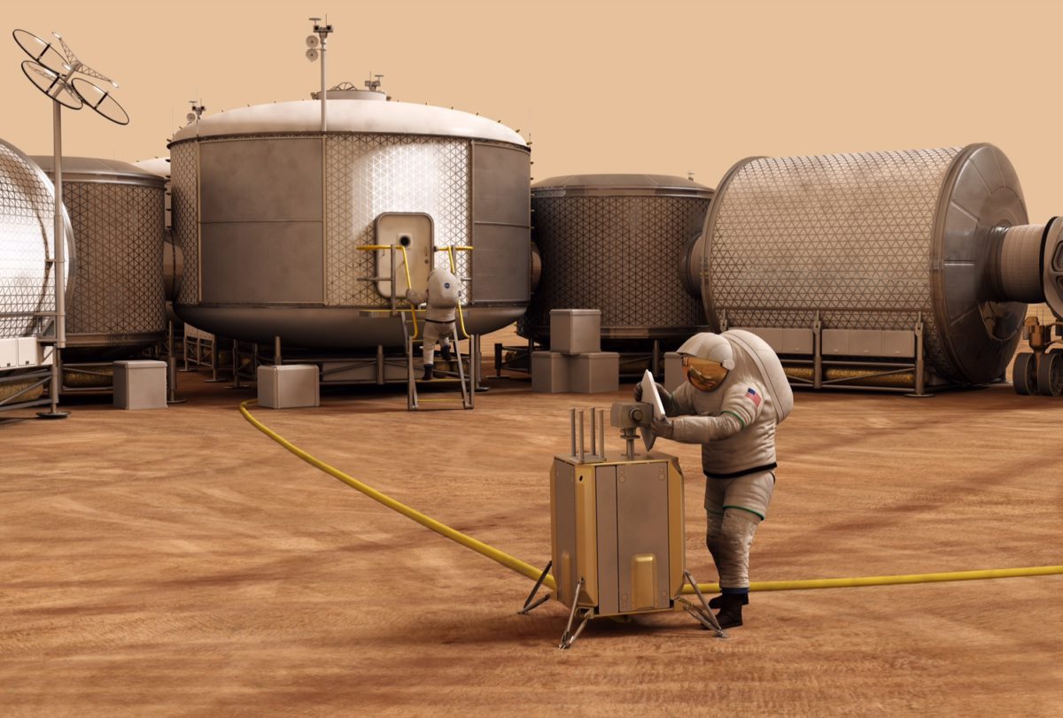 Mars station concept The Society