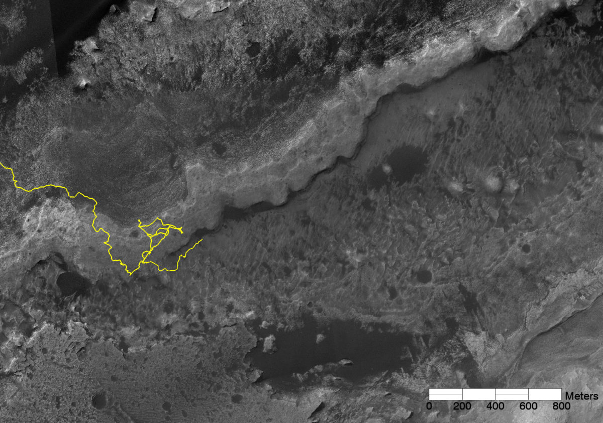 Before & After: Map of Glen Torridon, the… | The Planetary Society
