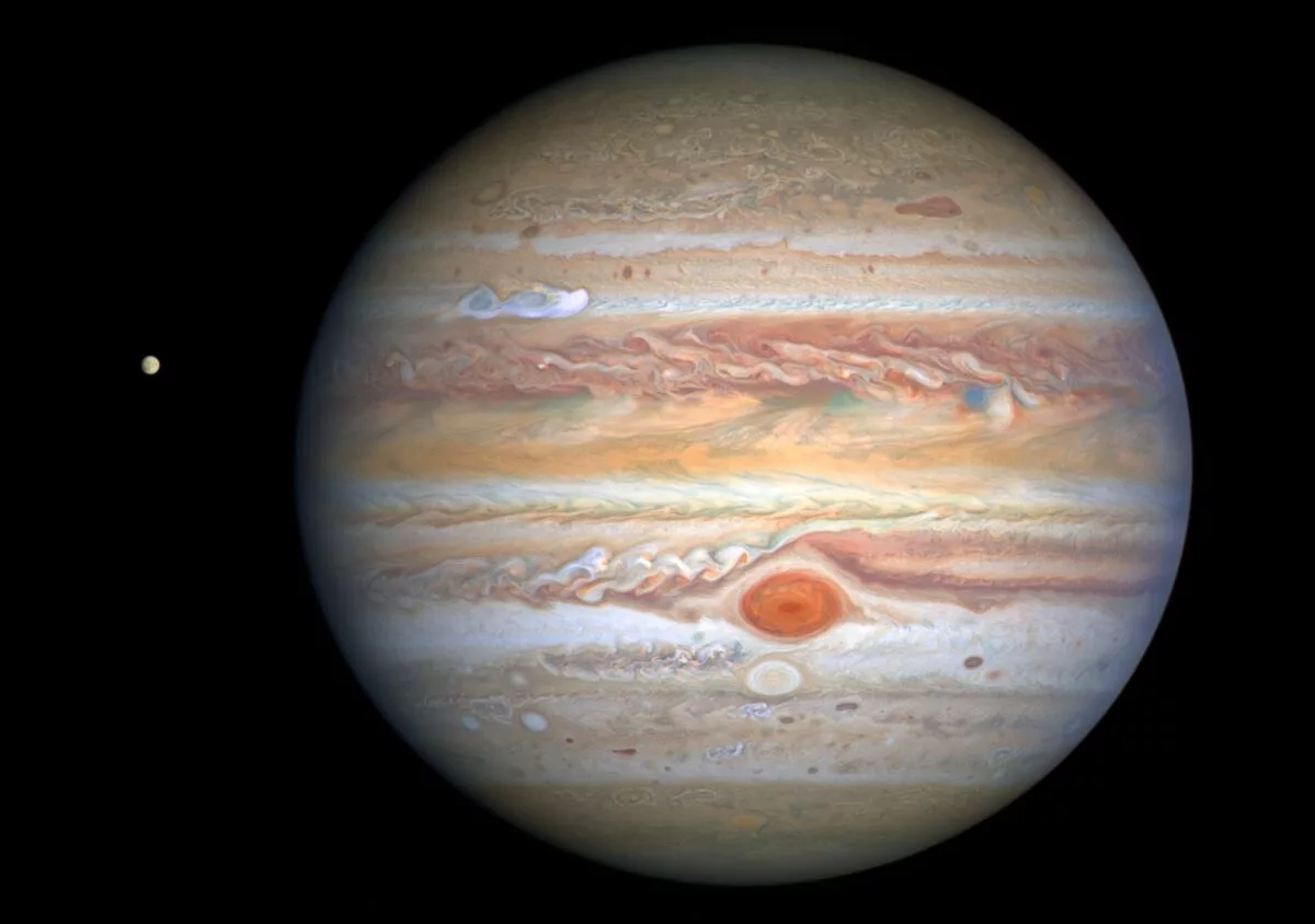 Hubble Space Telescope picture of Jupiter, 2020