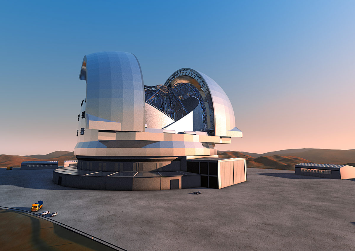 Artist s impression of the european extremely the planetary society