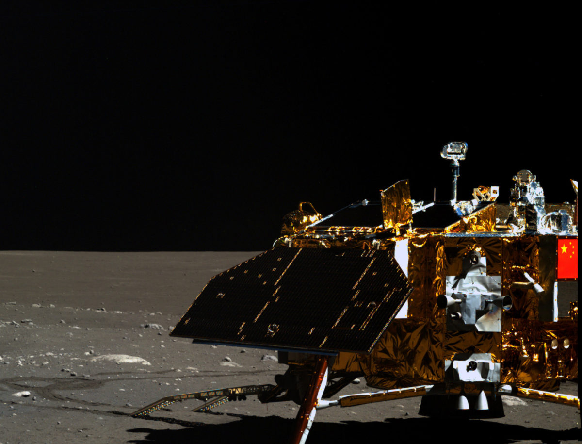 3D Yutu image of the Chang'e 3 lander from… | The Planetary Society