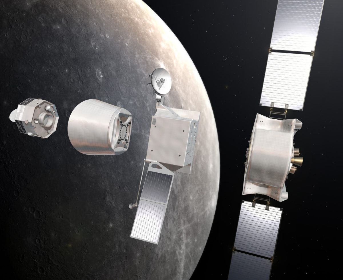 BepiColombo at Mercury (separated view) | The Planetary Society