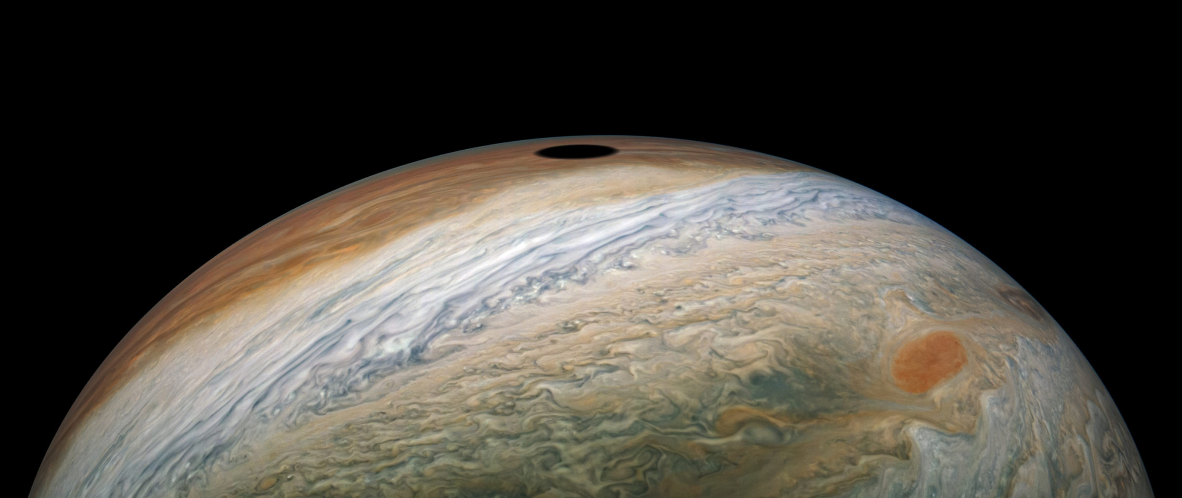 Io's shadow on Jupiter during perijove 22 | The Planetary Society