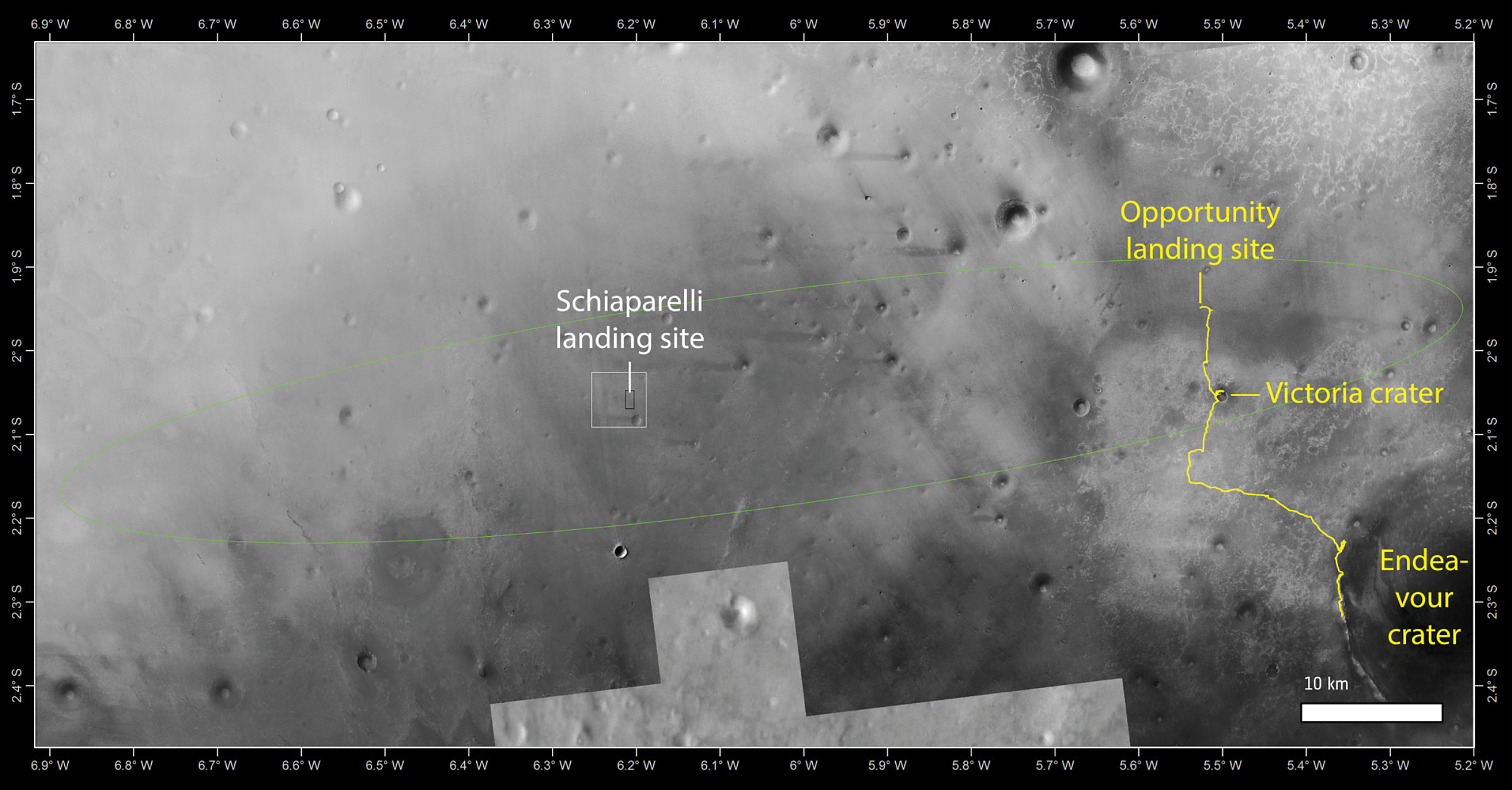 Comparison of Schiaparelli and Opportunity… The Society