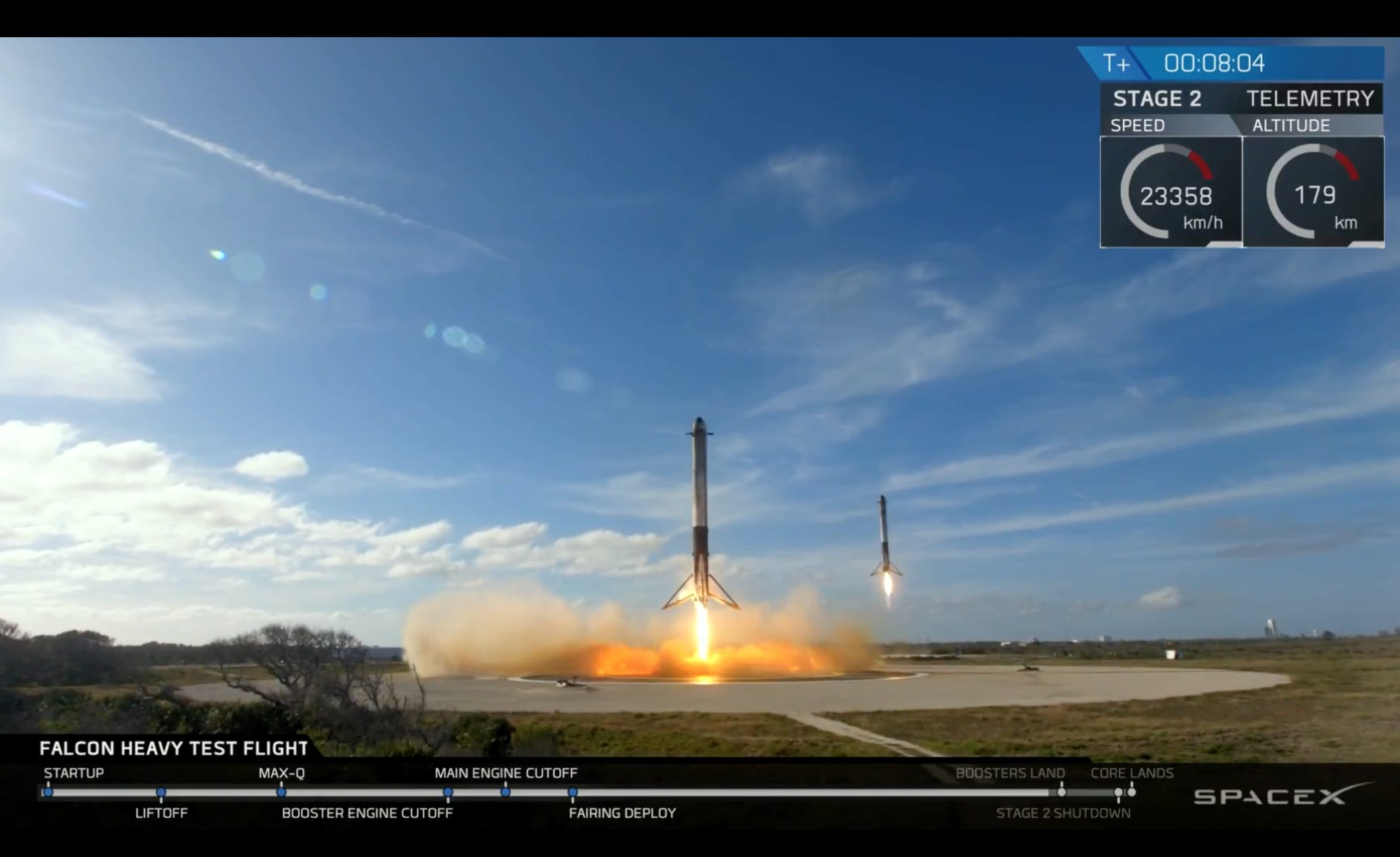 Double booster landing | The Planetary Society