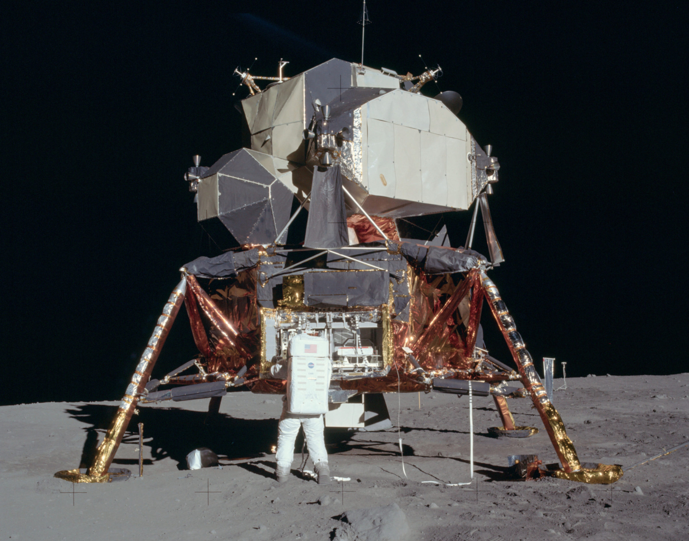 Buzz Aldrin Unpacking Lunar Module | The Planetary Society