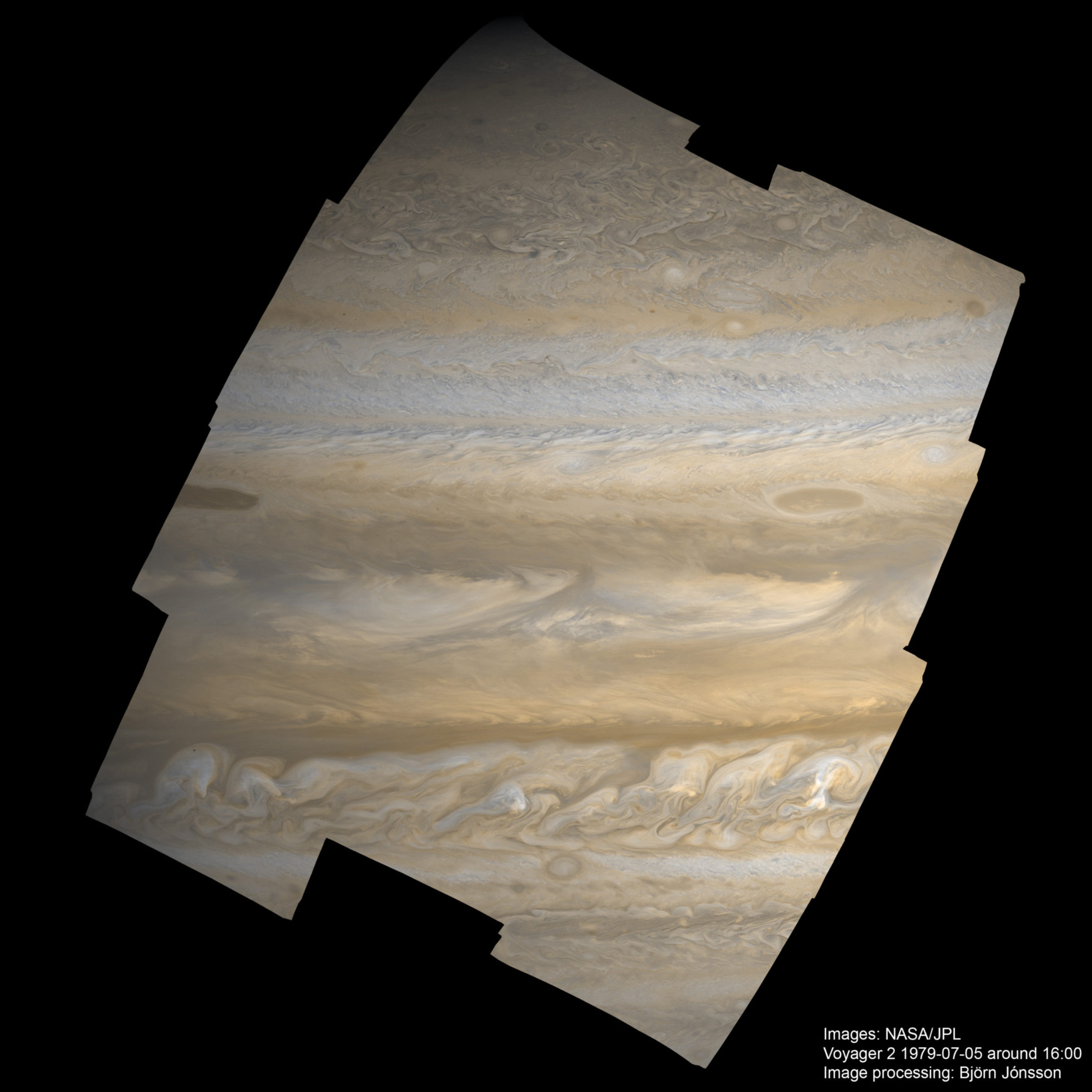 Jupiter from Voyager 2 The Society