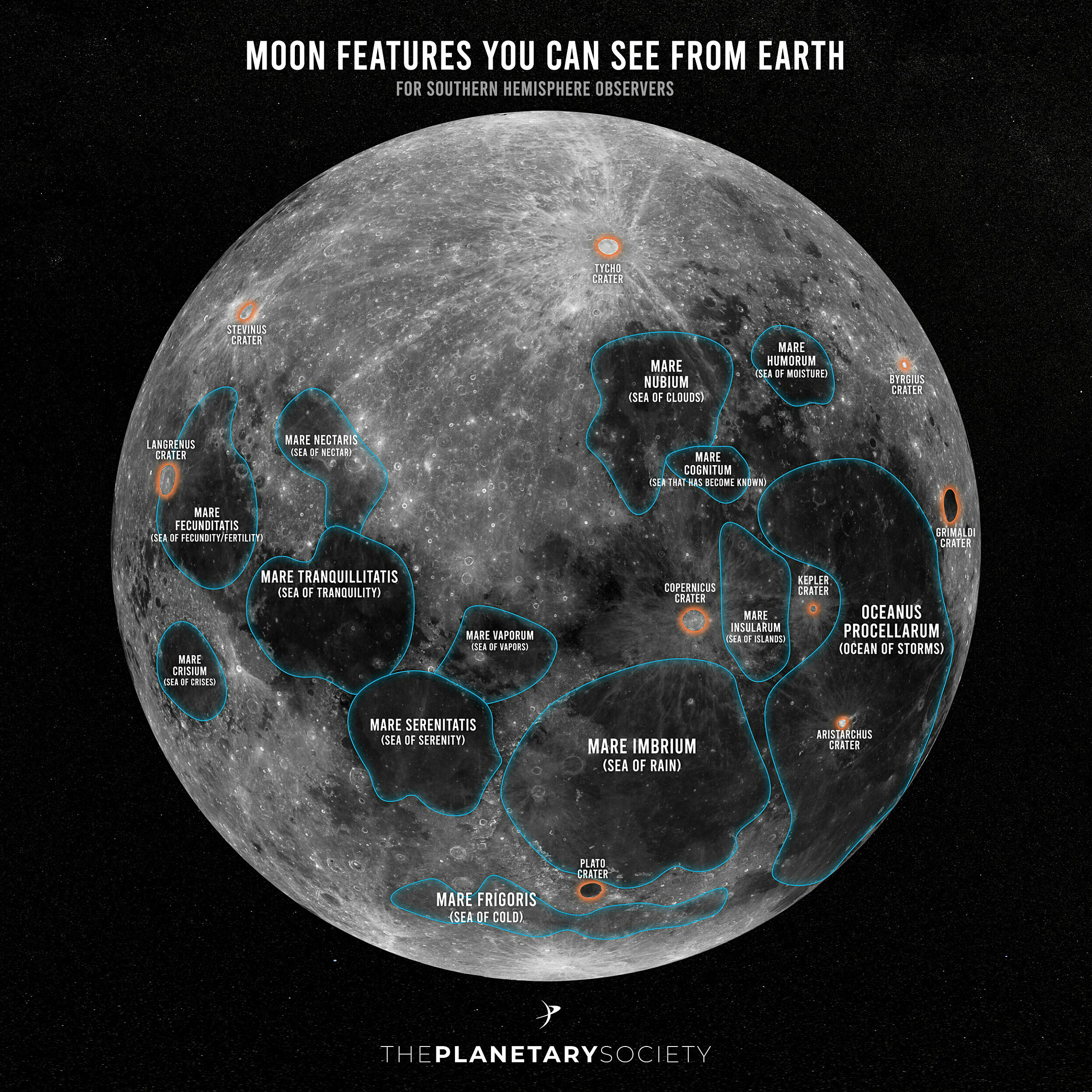 Moon Features You Can See From Earth's… | The Planetary Society