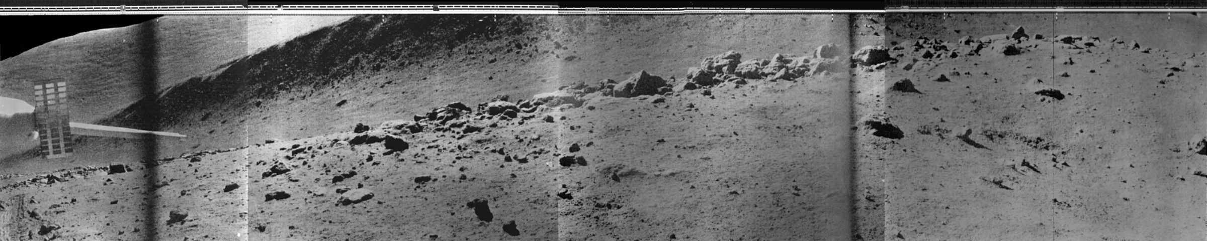 Lunokhod 2 panorama of the Fossa Recta | The Planetary Society
