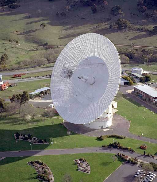 DSS43, the 70meter antenna at Canberra The Society