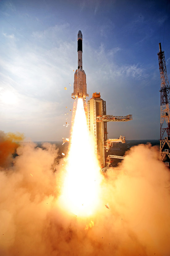 GSLV-D5 lifts off | The Planetary Society