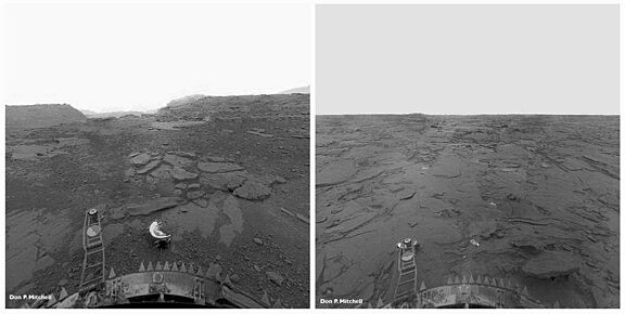 Images of Venus's surface from Venera 13 | The Planetary Society