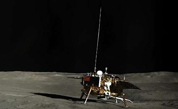 Chang'e-4 lander from Yutu-2 | The Planetary Society