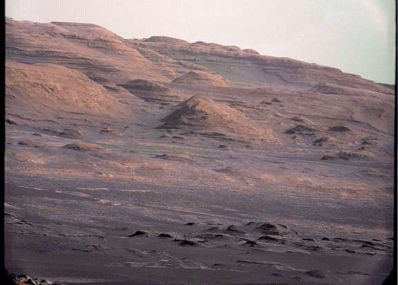 Telephoto view of the flank of Mount Sharp,… | The Planetary Society