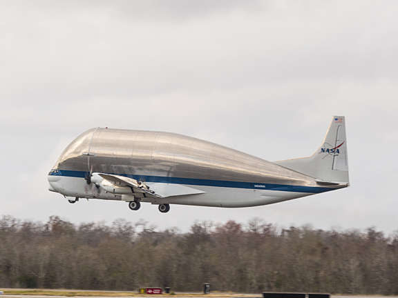 Super Guppy departs New Orleans with Orion… | The Planetary Society