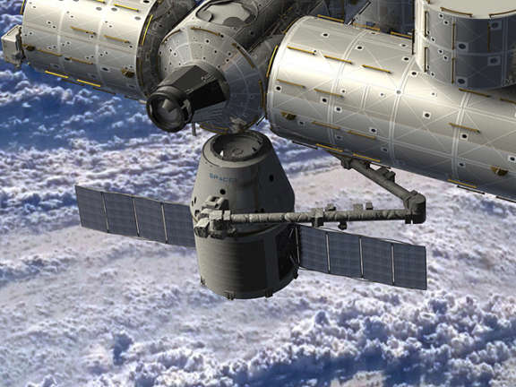 The Dragon Spacecraft, docked at the ISS | The Planetary Society