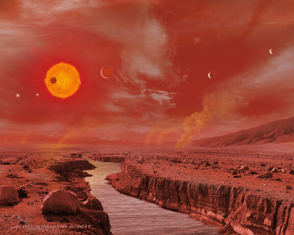 TRAPPIST-1 from the surface | The Planetary Society