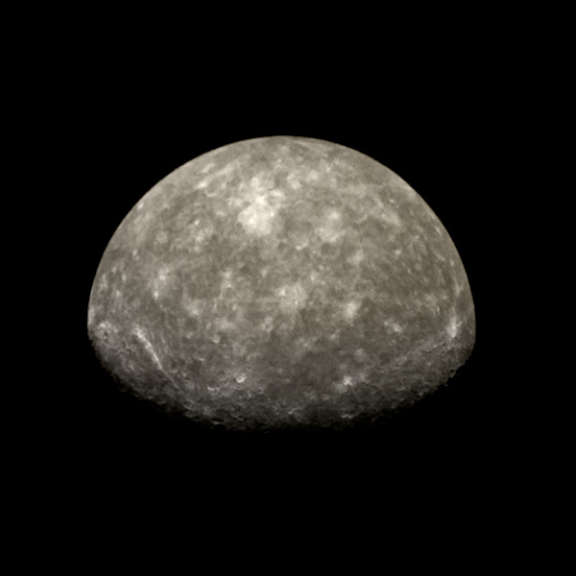 Mariner 10 view of Mercury's south pole from… The Society