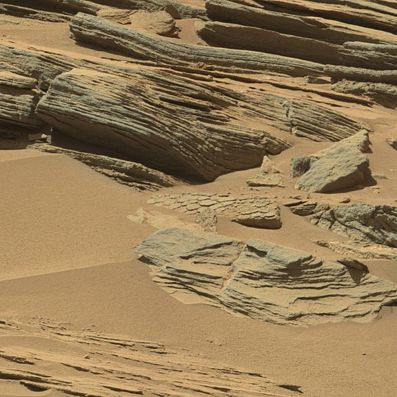 Outcrop southeast of the Kimberley, Curiosity… | The Planetary Society