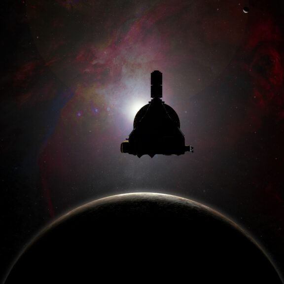 20150512 New Horizons Pluto Charon Illustration