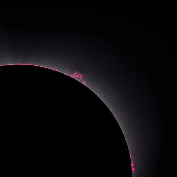 2017 Total Solar Eclipse Prominences