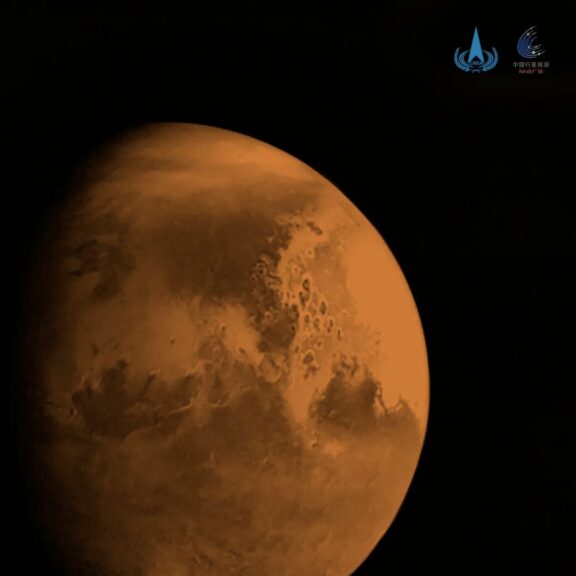 Mars from tianwen 1