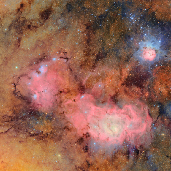 Lagoon nebula from rubin