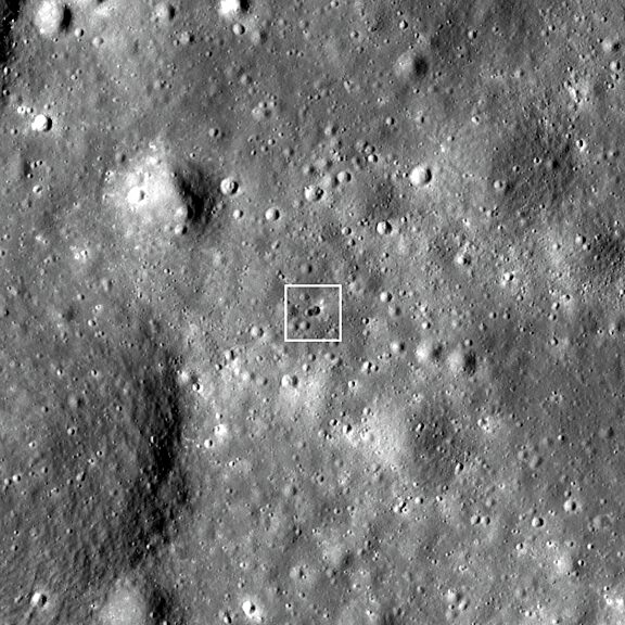 Lro falcon 9 lunar impact site