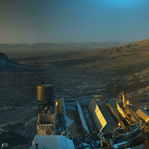 Morning and Evening from Mt Sharp