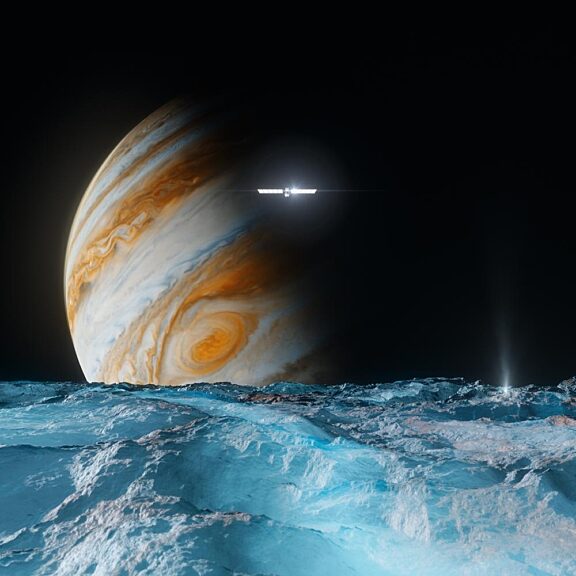 Jupiter europa and clipper icy