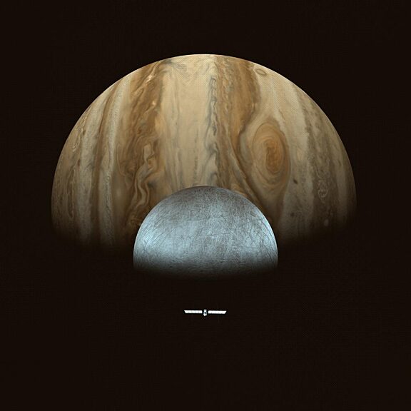 Jupiter europa and clipper