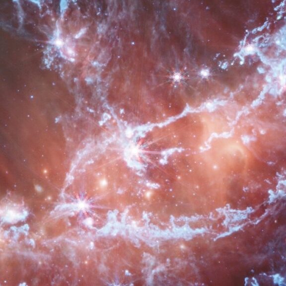 Jwst NGC 346 in midinfrared