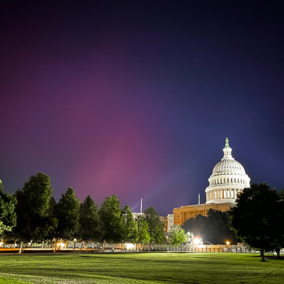 Northern lights us capitol