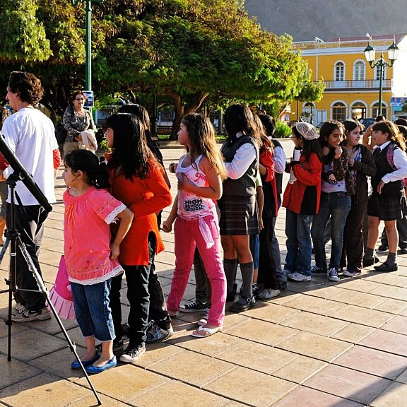 Star party in daytime