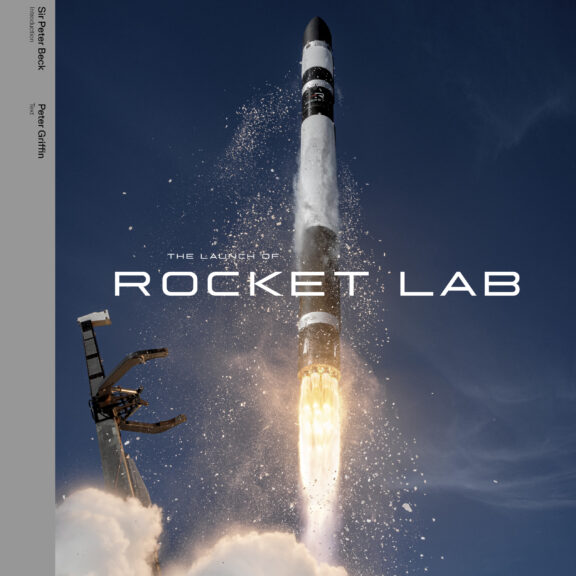 The launch of rocket lab book cover