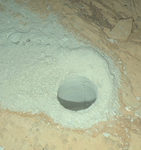 Cumberland Drill Hole After Dark, Curiosity… | The Planetary Society