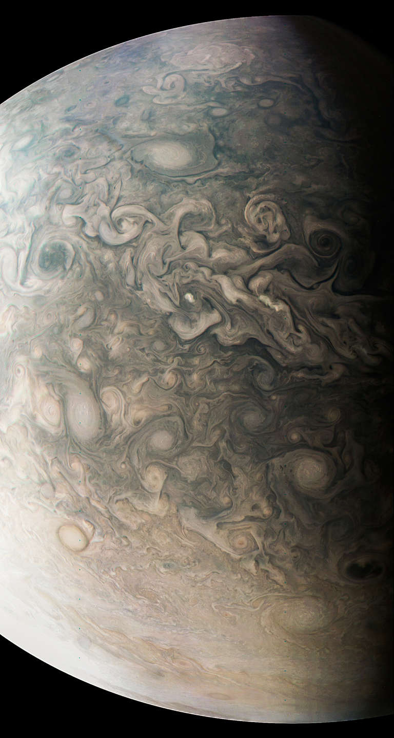 Jupiter From Juno s Eighth Perijove The Planetary Society