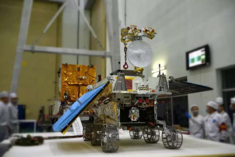 Chang’e-4 rover hardware during assembly… | The Planetary Society