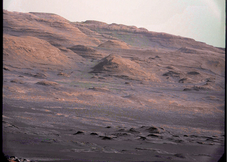 Telephoto view of the flank of Mount Sharp,… | The Planetary Society